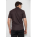 Сорочка чоловіча з принтом, колір коричневий, 214R7016 XXL, 52, XXL