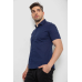 Сорочка чоловіча з принтом, колір синій, 214R7014 XXL