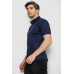 Сорочка чоловіча однотонна, колір темно-синій, 214R7011 XXL, 52, XXL