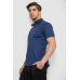 Сорочка чоловіча  класична, колір синій, 214R7010 XL, 50, XL
