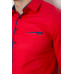 Сорочка чоловіча з довгим рукавом, колір червоний, 214R7009 XXXL, 54, XXXL