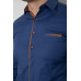 Сорочка чоловіча, колір синій, 214R7009-1 XL, 50, XL
