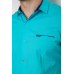 Сорочка чоловіча, колір бірюзовий, 214R7008-1 5XL, 58, 5XL
