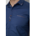 Сорочка чоловіча, колір синій, 214R7007 XL, 50, XL