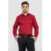 Сорочка чоловіча з принтом, колір бордовий, 214R7004-1 XXXL, 54, XXXL