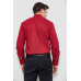 Сорочка чоловіча з принтом, колір бордовий, 214R7004-1 XXXL, 54, XXXL