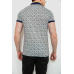 Поло чоловіче з принтом, колір молочно-зелений, 214R7003 XL, 50, XL