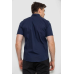 Сорочка чоловіча однотонна, колір темно-синій, 214R7003-5 XL, 50, XL