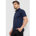 Сорочка чоловіча однотонна, колір темно-синій, 214R7003-5 XXL, 52, XXL