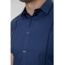 Сорочка чоловіча однотонна, колір синій, 214R7003-5 XXL, 52, XXL