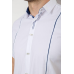 Сорочка чоловіча однотонна, колір білий, 214R7003-5 XL, 50, XL