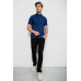 Сорочка чоловіча однотонна, колір синій, 214R6917 XL, 50, XL