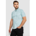Сорочка чоловіча однотонна, колір м“ятний, 214R6917 XXL
