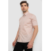 Сорочка чоловіча однотонна, колір бежевий, 214R6917 XL, 50, XL
