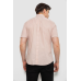 Сорочка чоловіча однотонна, колір бежевий, 214R6917 XL, 50, XL