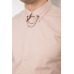 Сорочка чоловіча однотонна, колір бежевий, 214R6917 XL, 50, XL