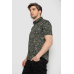 Сорочка чоловіча з принтом, колір хакі, 214R6917-91 7XL, 62, 7XL