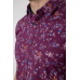 Сорочка чоловіча з принтом, колір сливовий, 214R6917-91 7XL, 62, 7XL
