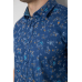 Сорочка чоловіча з принтом, колір джинс, 214R6917-91 5XL, 58, 5XL