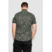 Сорочка чоловіча з принтом, колір хакі, 214R6917-9 XXXL, 54, XXXL
