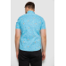 Сорочка чоловіча з принтом, колір блакитний, 214R6917-9 XXXL, 54, XXXL