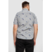 Сорочка чоловіча з принтом, колір сірий, 214R6917-88 6XL, 60, 6XL