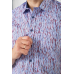 Сорочка чоловіча з принтом, колір бузковий, 214R6917-8 6XL, 6XL, 6XL
