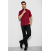 Сорочка чоловіча однотонна, колір бордовий, 214R6917-7 XL, 50, XL