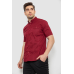 Сорочка чоловіча однотонна, колір бордовий, 214R6917-7 XL, 50, XL