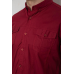Сорочка чоловіча однотонна, колір бордовий, 214R6917-7 XL, 50, XL