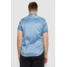 Сорочка чоловіча з принтом, колір блакитний, 214R6917-5 XXXL, 54, XXXL