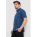 Сорочка чоловіча однотонна, колір синій, 214R6917-2 XL, 50, XL
