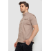 Сорочка чоловіча однотонна, колір мокко, 214R6917-2 XL, 50, XL
