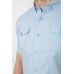 Сорочка чоловіча однотонна, колір блакитний, 214R6917-2 XL, 50, XL