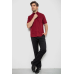 Сорочка чоловіча однотонна, колір бордовий, 214R6917-2 XXL