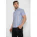 Сорочка чоловіча з коротким рукавом, колір сірий, 214R6917-16 XXXL, 54, XXXL