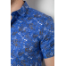 Сорочка чоловіча з принтом, колір електрик, 214R6917-10 XXL