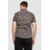 Сорочка чоловіча з принтом, колір коричневий, 214R6917-10 XXXL, 54, XXXL