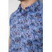 Сорочка чоловіча з принтом, колір джинс, 214R6917-10 XXL