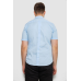Сорочка чоловіча однотонна, колір блакитний, 214R6917-1 XL