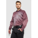 Сорочка чоловіча з принтом, колір бордовий, 214R5829 XXL, 52, XXL