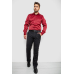 Сорочка чоловіча в смужку, колір червоний, 214R5828 XL, 50, XL