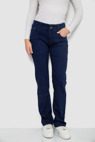 Джинси жіночі Slim Fit, колір темно-синій, 244R1050 32, 32“