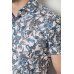 Сорочка чоловіча з короткими рукавами, колір синій, 214R582 XL, 50, XL