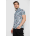 Сорочка чоловіча з короткими рукавами, колір різноколір, 214R582 XXL, 52, XXL