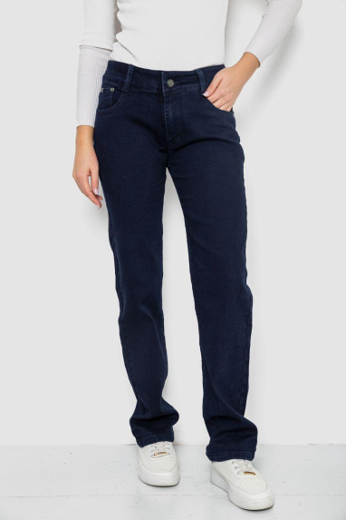 Джинси жіночі Slim Fit, колір темно-синій, 244R1049 34, 34“
