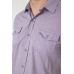 Сорочка чоловіча однотонна, колір бузковий, 214R532 Ager, XXXL, 54, XXXL