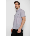Сорочка чоловіча однотонна, колір сірий, 214R532 Ager, 5XL, 58, 5XL