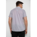 Сорочка чоловіча однотонна, колір сірий, 214R532 Ager, 6XL, 60, 6XL