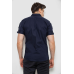 Сорочка чоловіча однотонна, колір синій, 214R5003 XXL, 52, XXL